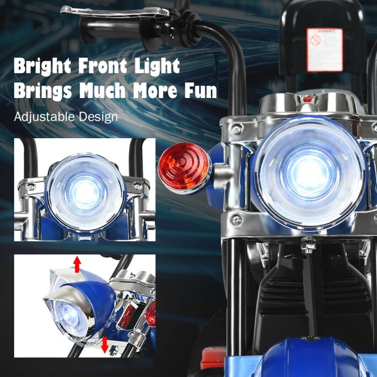 6V Toddler Electric Motorbike In/Outdoor Kids Ride On Toys W/ Horn & Headlights