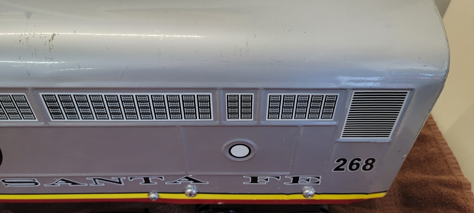 Morgan Cycle Metal Kids Ride on Santa Fe Train Discontinued