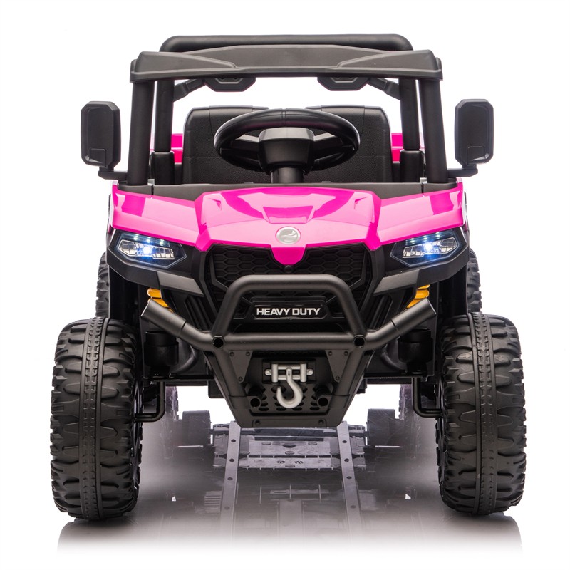 12/24V Kids Ride On Toy 6-wheel Electric Truck W/ Parents Control for Aged 3-5