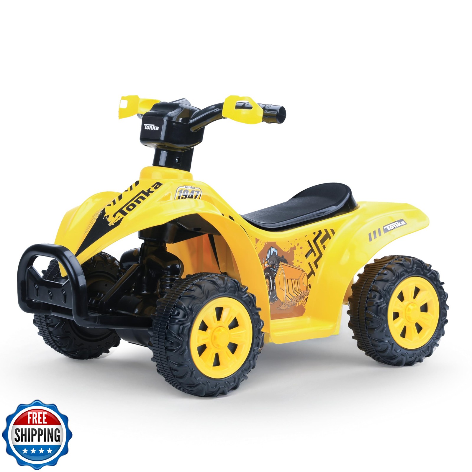 Tonka – 6V ATV Quad for Kids, Powerful and Safe Ride-On Toy with Rechargeable…