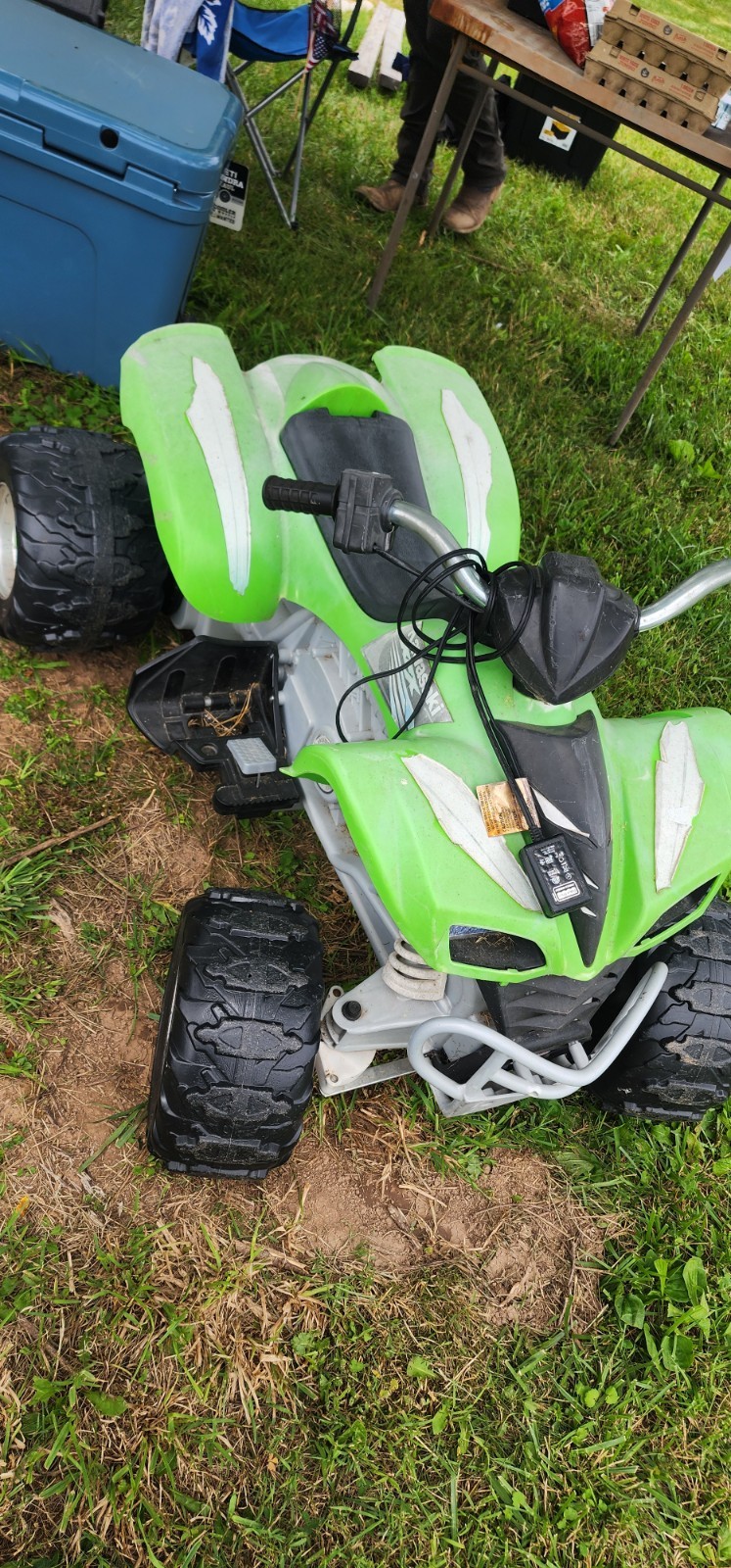 Fisher-Price Power Wheels Kawasaki KFX ATV – Green