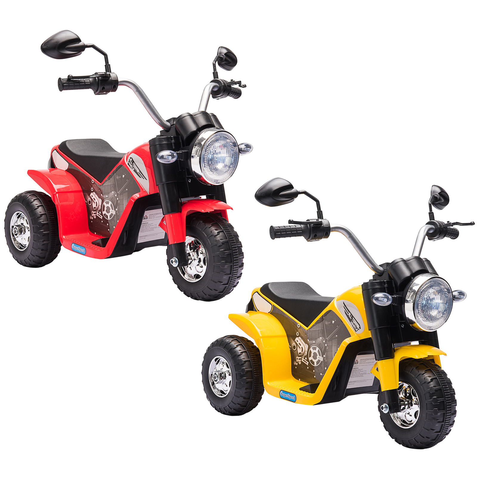 Kids 6V Electric Motorcycle Ride-On Toy Battery 18 – 36 Months