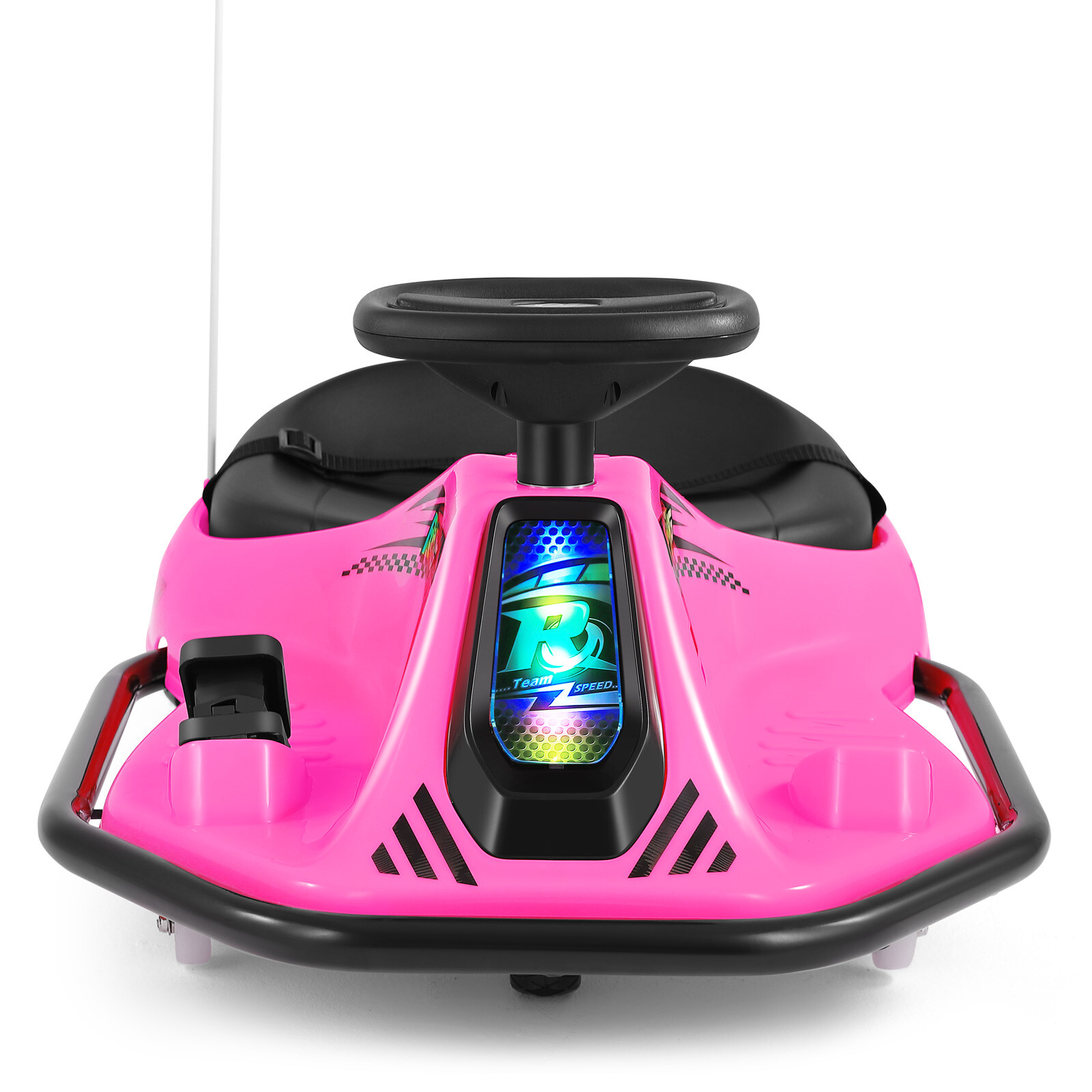 24V Electric 360° Rotating Ride On Drifting Car with 2Speed,Flag,Bluetooth,Music