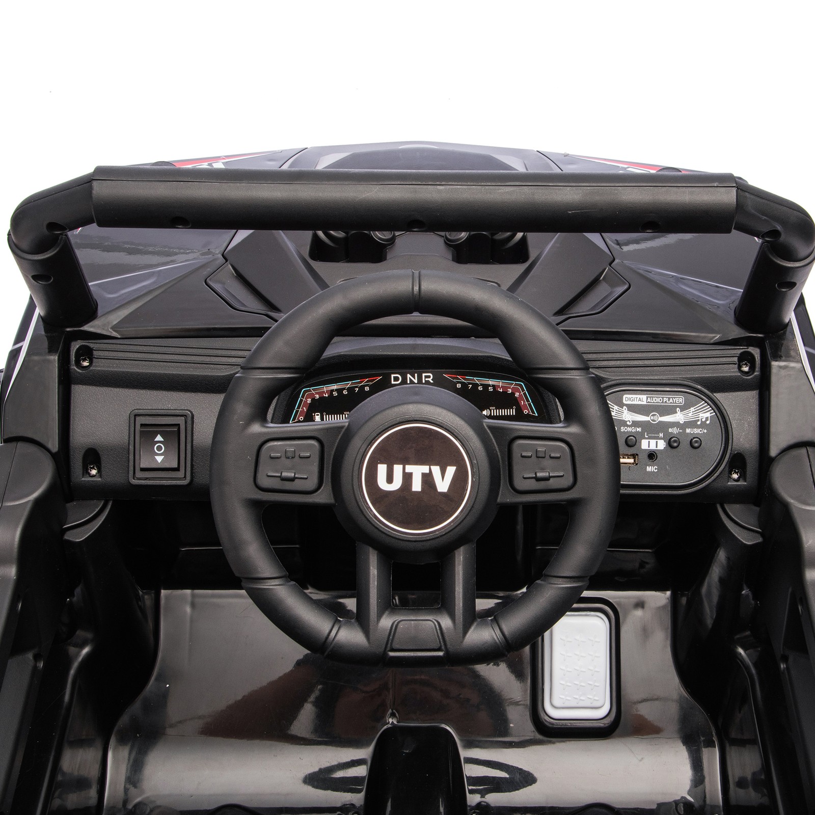 12V Kids UTV, 2.4G Remote, 4-Wheel Suspension, Anti-Slip Wheels, Ages 3-5