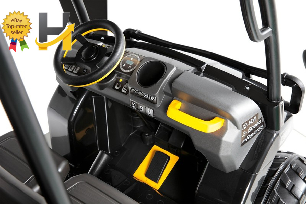 John Deere Gator XUV Midnight Black, 12-Volt Battery-Powered Ride-On