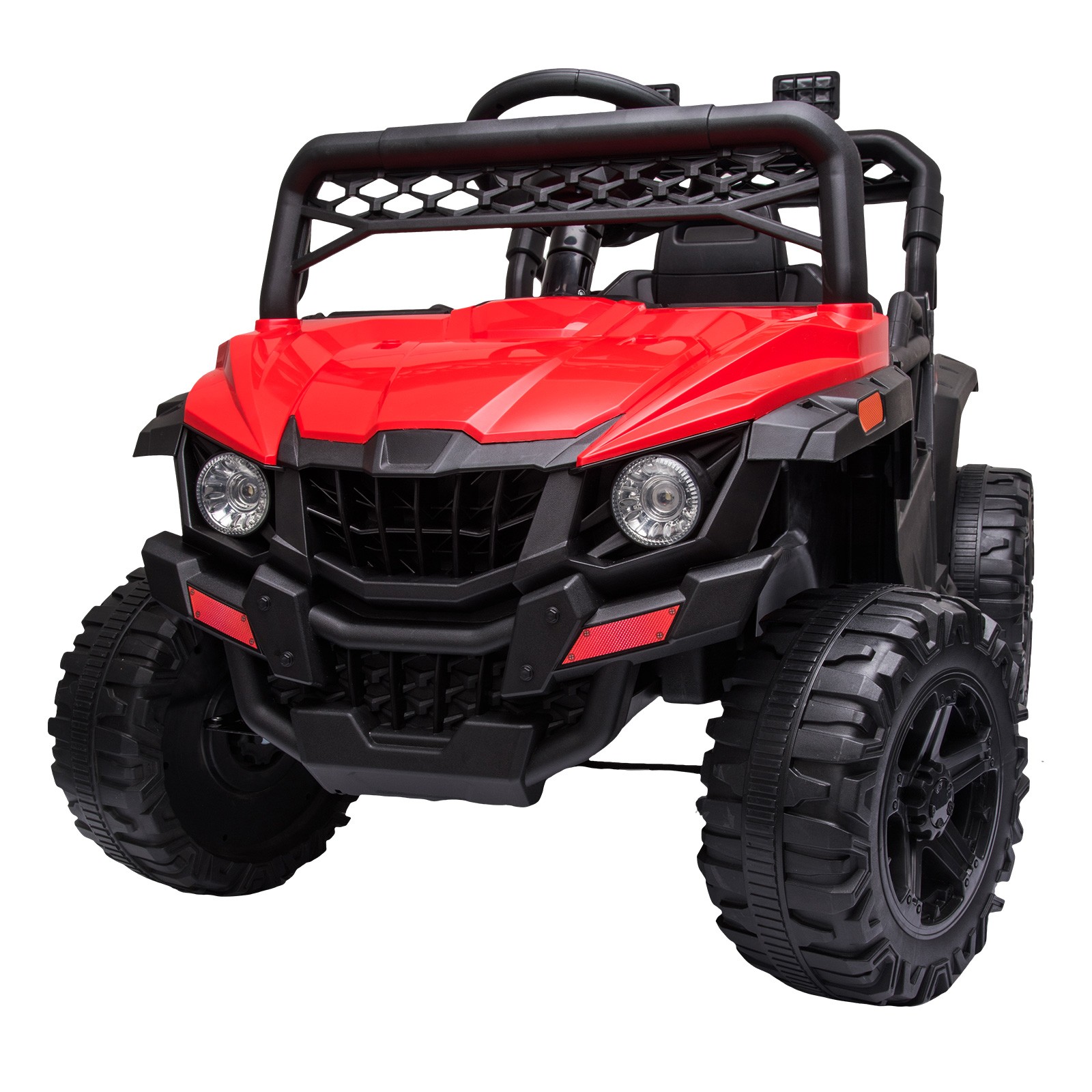 12V Electric Kids Ride On Truck Toy Remote LED Music Spring Suspension