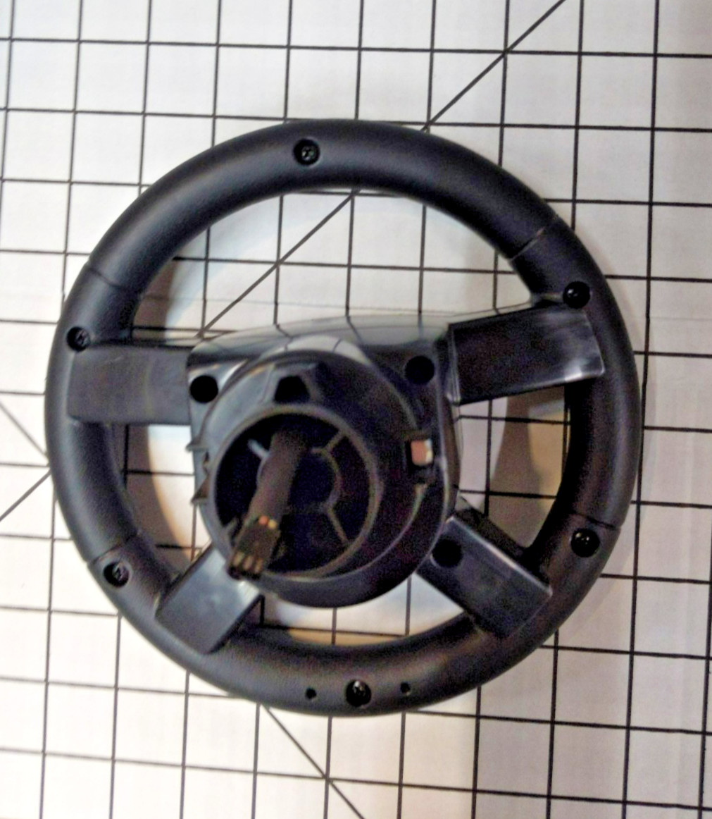 Genuine Kid Trax 12 Volt Dodge Charger Police Car Steering Wheel Replacement