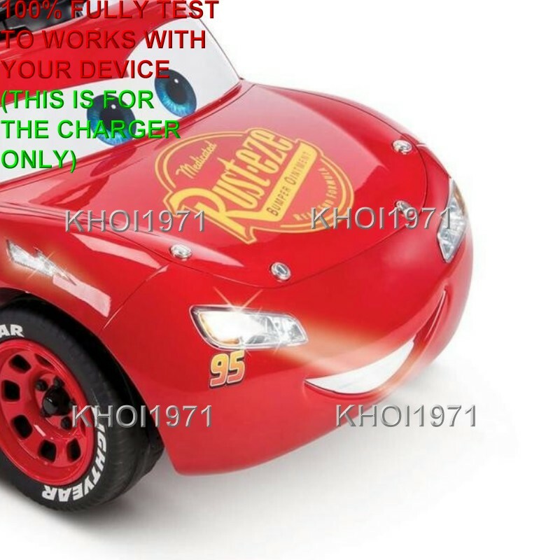 charger AC adapter 8=F 17327 HUFFY Disney Pixar Cars 3 Lightning McQueen ride on
