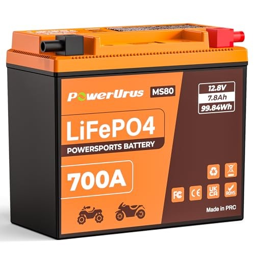 Lithium Motorcycle Battery, 700A Lithium LiFePO4 Motorcycle LiFePO4 MS80