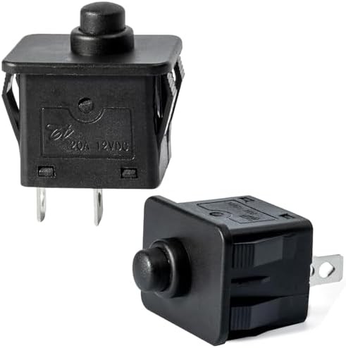 2 Pcs 12volt 6volt 2Pin Plunger Type Power Wheel Foot Pedal Switch Accelerator G