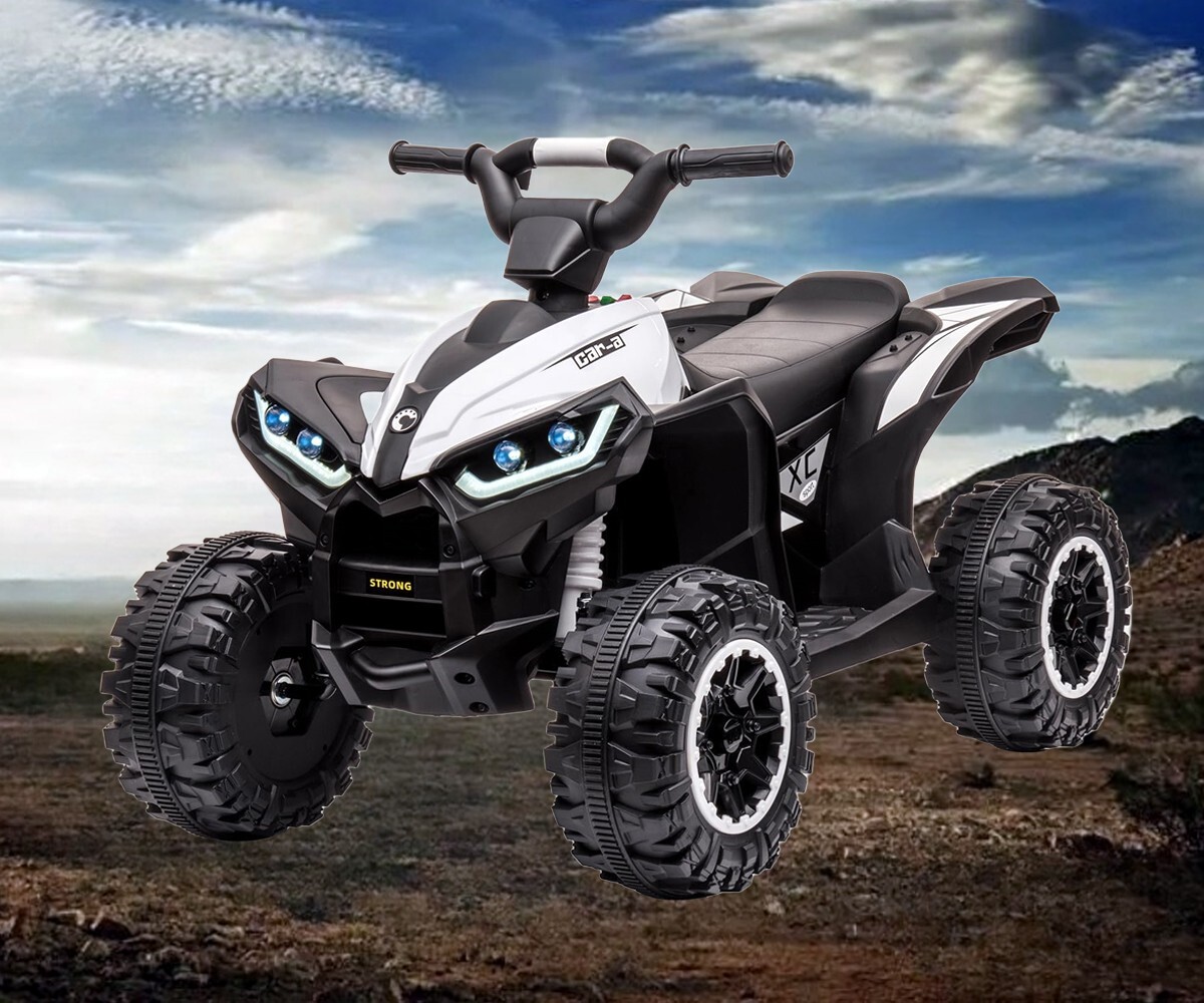 12V Ride on ATV Car for Kids Fun Electric Toys Off-Road Quad With Remote Control