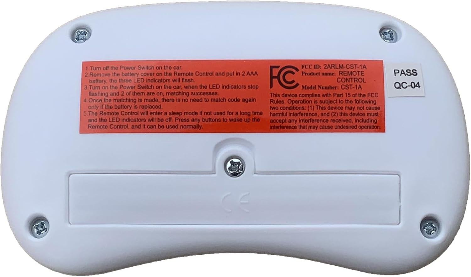 2.4G Bluetooth Remote Control CST-1A for Kids Powered Ride on Car with CSR-12T