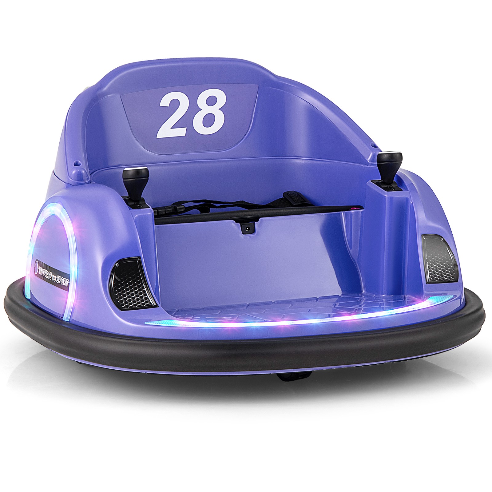 12V Electric 360° Spin Car Toy Ride on Bumper Car for Toddlers w/ Remote Control