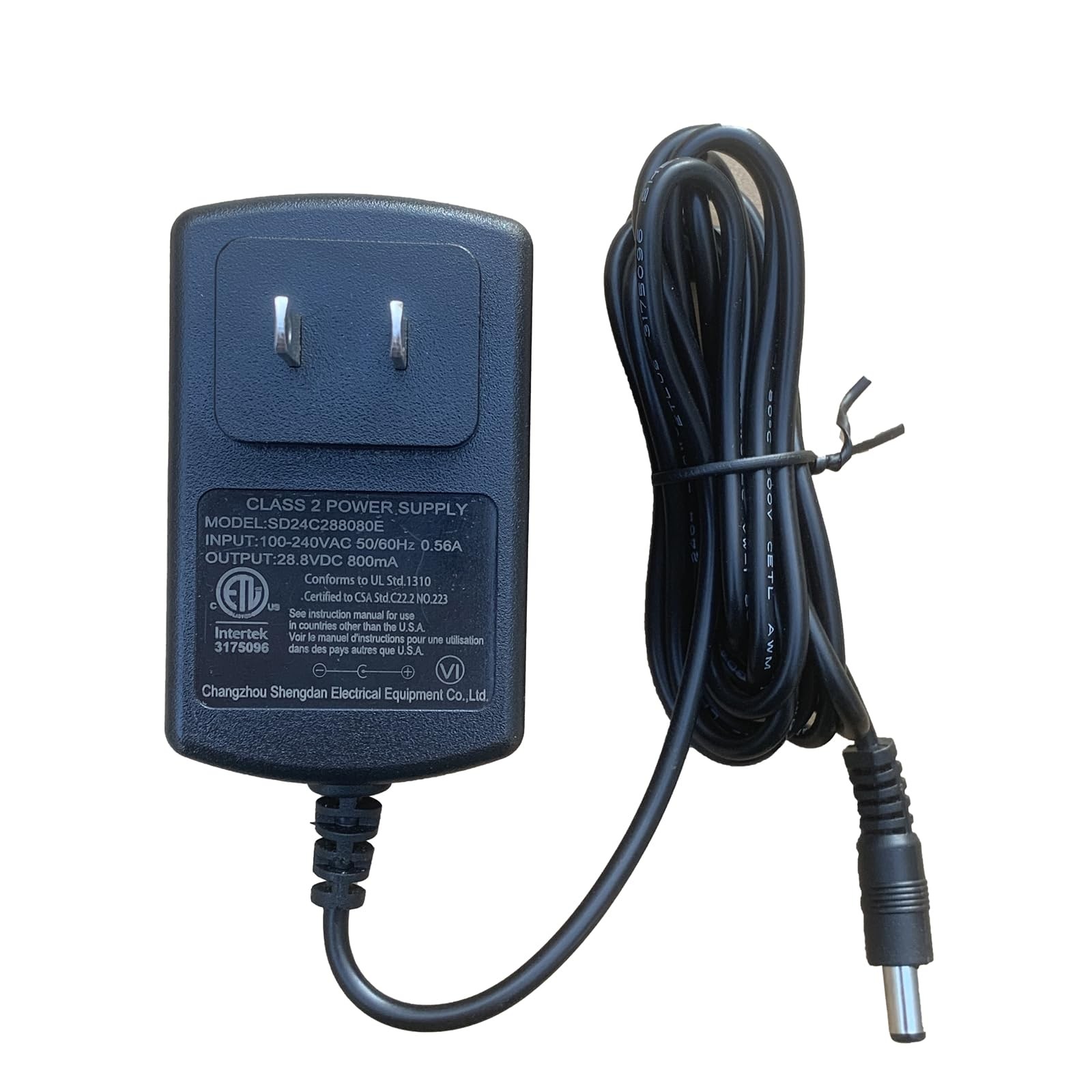 28.8V 800mA Kids Ride On Car Charger, 24V Round Hole Charger with Charging In…
