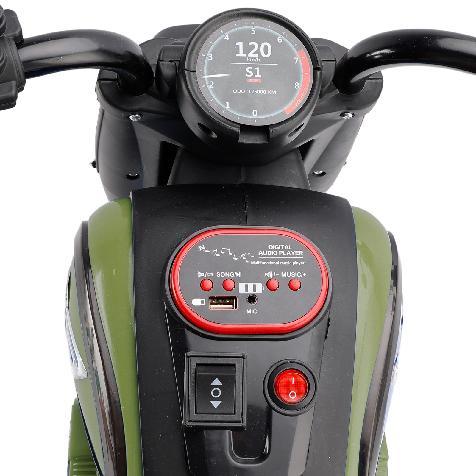 3Wheel 6V Kid Ride On Motorcycle Electric Toy With Colorful Light And Music🏍️