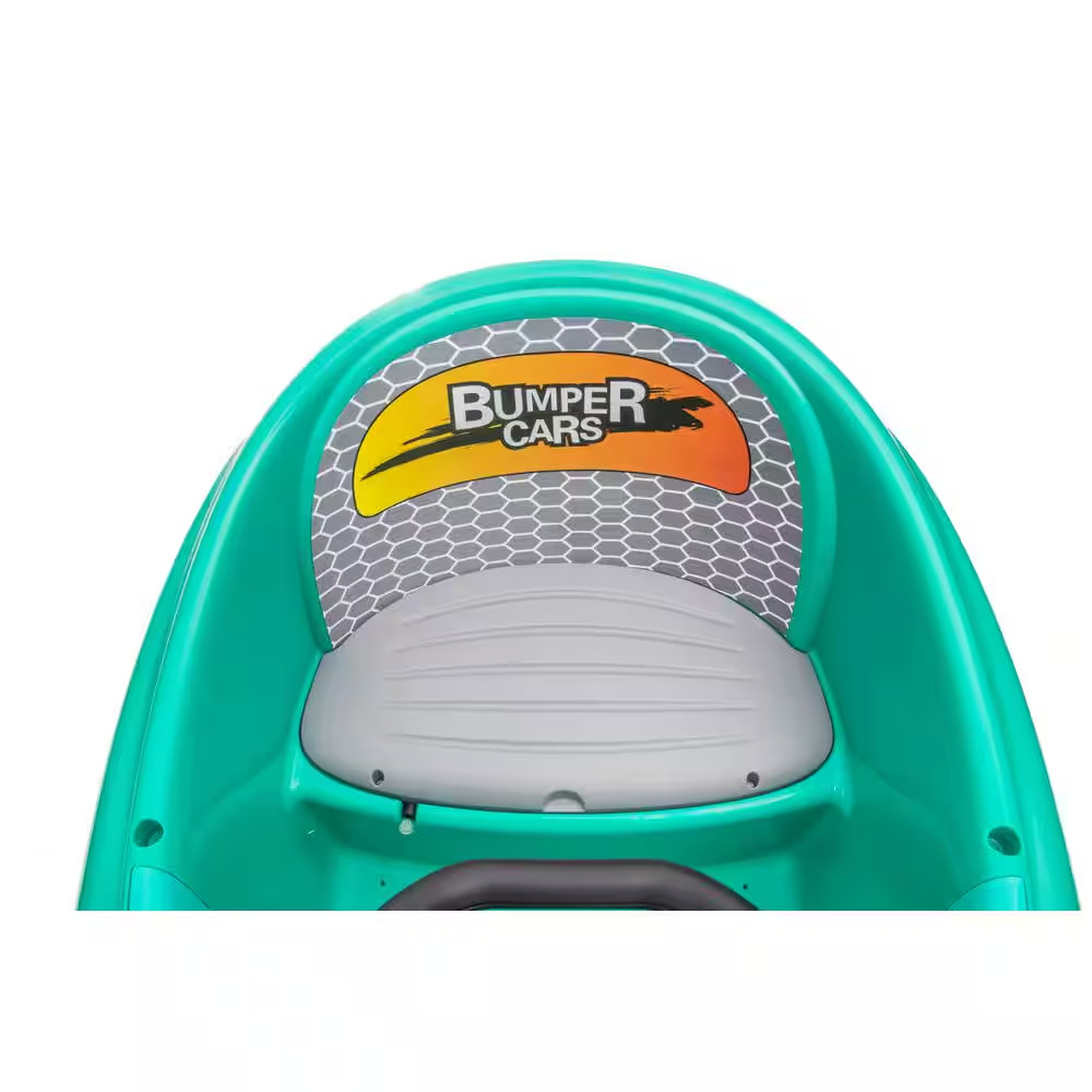 12-Volt Dual Bumper Car for Kids 1-6 Years Old Electric Car W/Pushrod Dinner Pla