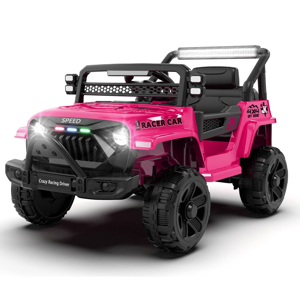2 Seater Kids Electric Car 12V Ride on Toy Wheel Truck with Remote Control, LED