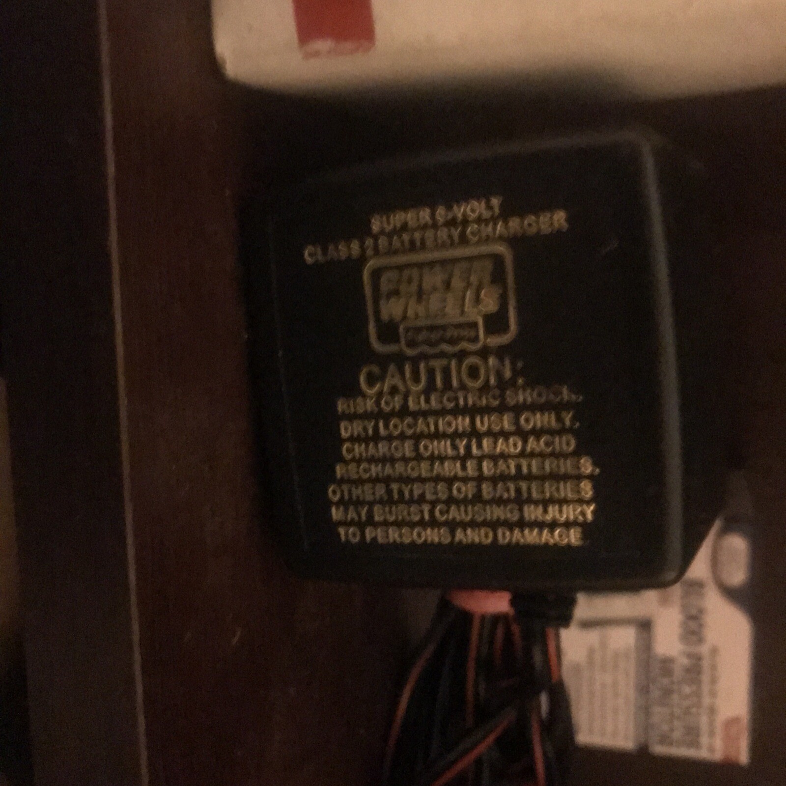 00801-0974 BRAND NEW 6 Volt Charger for Power Wheels by Fisher Price