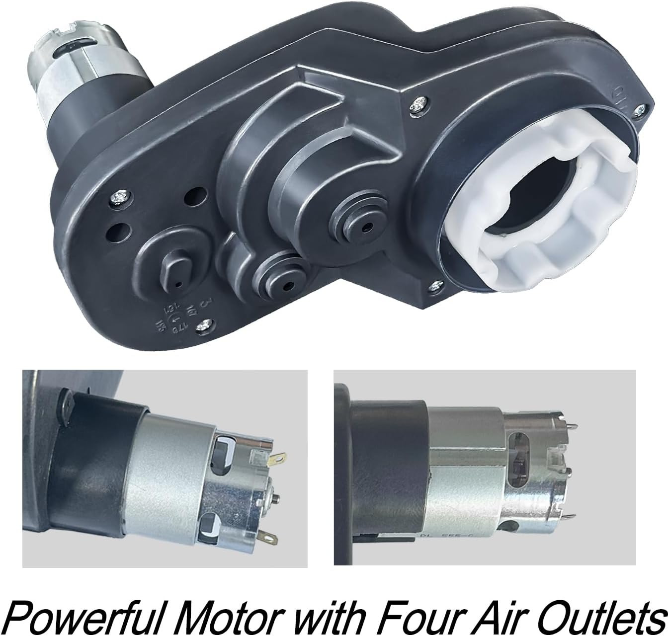 24V High Power Gearbox for Power Wheels, High Torque 24 Volt Motor 30000RPM with