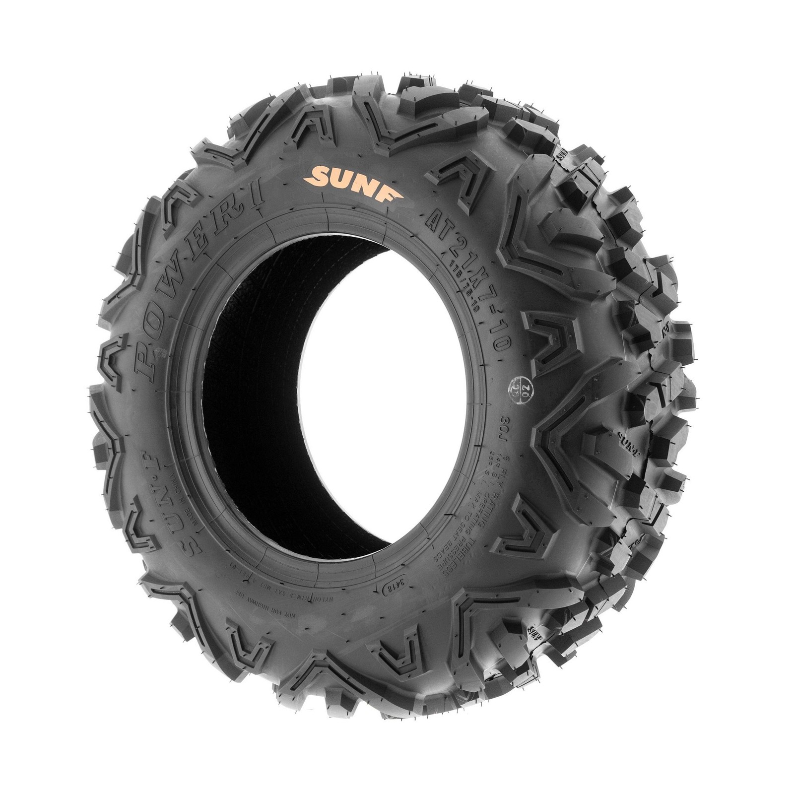 SunF Power.II ATV & Go-Kart Mini Bike Tires 145/70-6 (14×6-6), 6 PR, Tubeless…