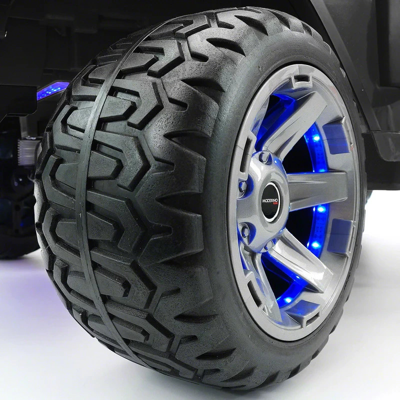 24V ELECTRIC KIDS RIDE ON TRUCK JEEP TWO POWERFUL MOTORS,2 SEAT EVA TIRES LED+RC