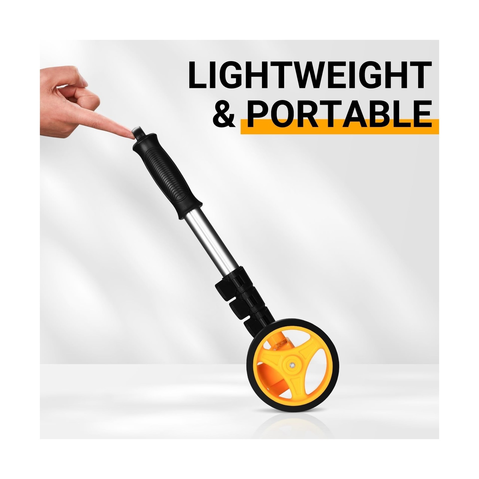 Measuring Wheel 4-inch, 99,999ft Capacity, w/ Carrying Bag – Compact