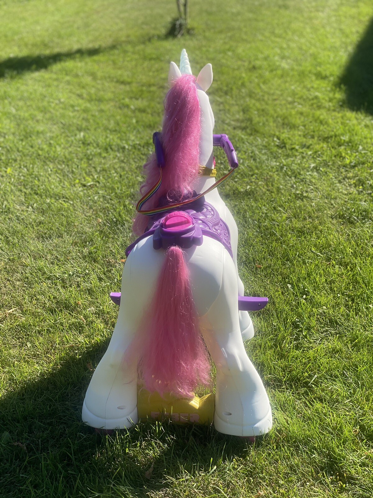 Famous Feber My Lovely Electric Ride-On Unicorn Toy 12 Volt