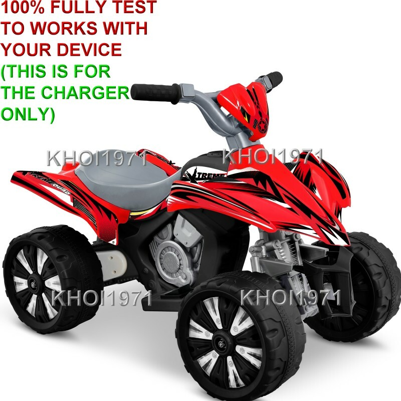 WALL charger AC adapter FOR RED 0670 Kid Motorz Xtreme Quad ride on 6V-BATT