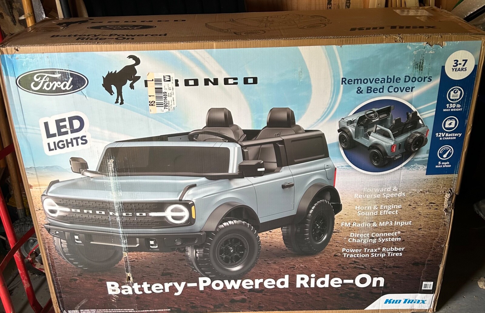 Brand new 2021 Ford Bronco 12v volt ride on (ages 3-7)