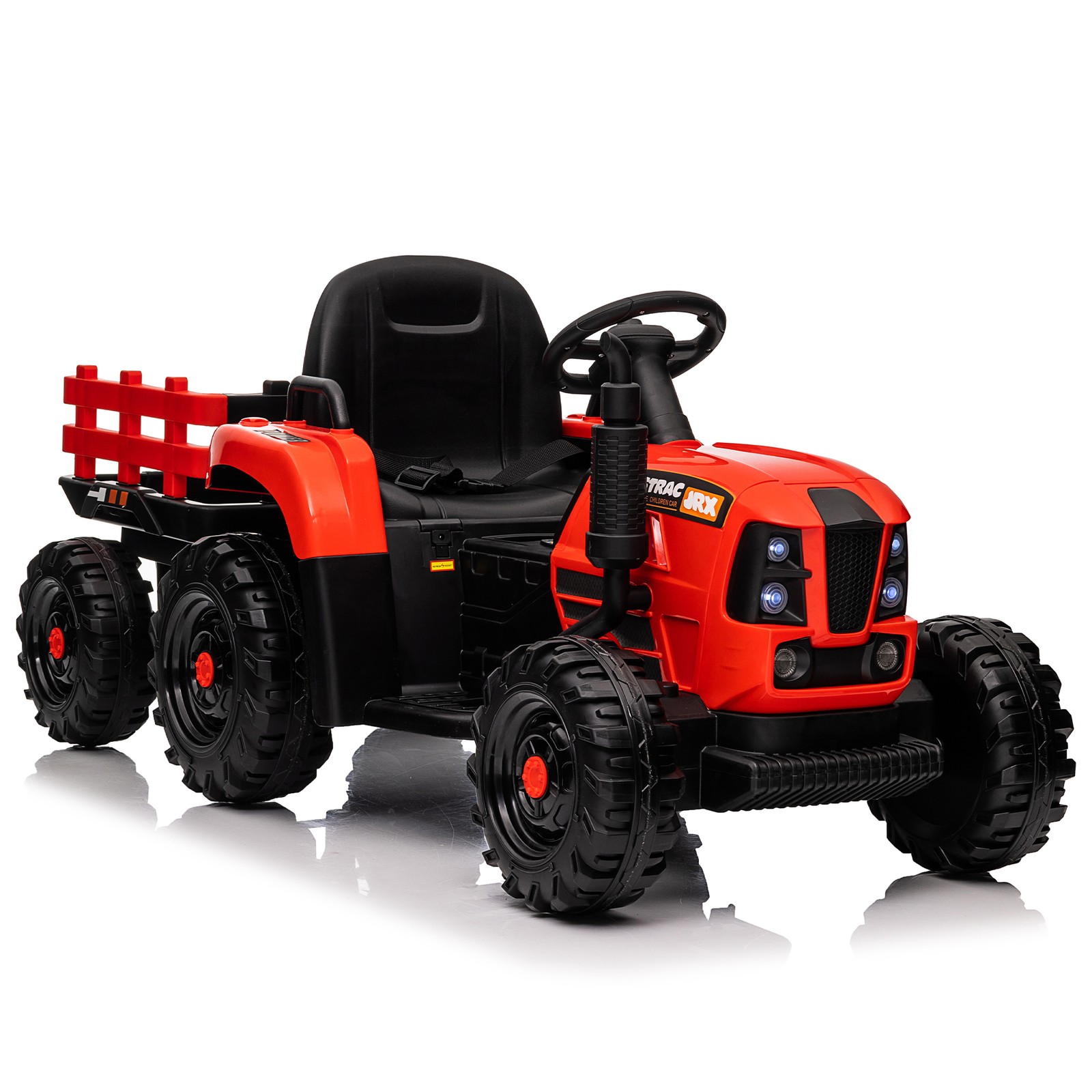 Ride on Tractor 24V 400W Powered Electric Tractor Toy electric car for kids Red