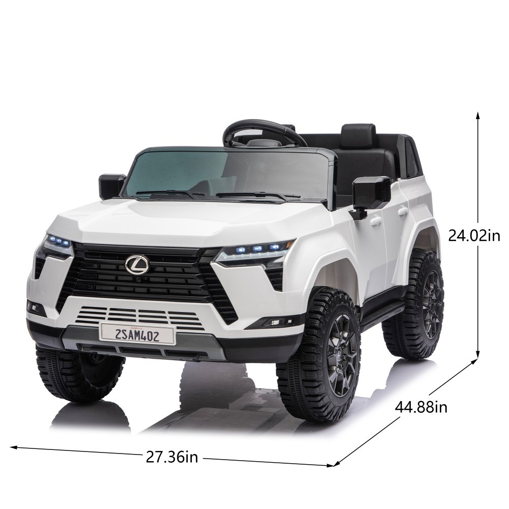 24V Kids Ride On Truck Lexus GX550 Electric Car Toy 2-Seater with Remote Music