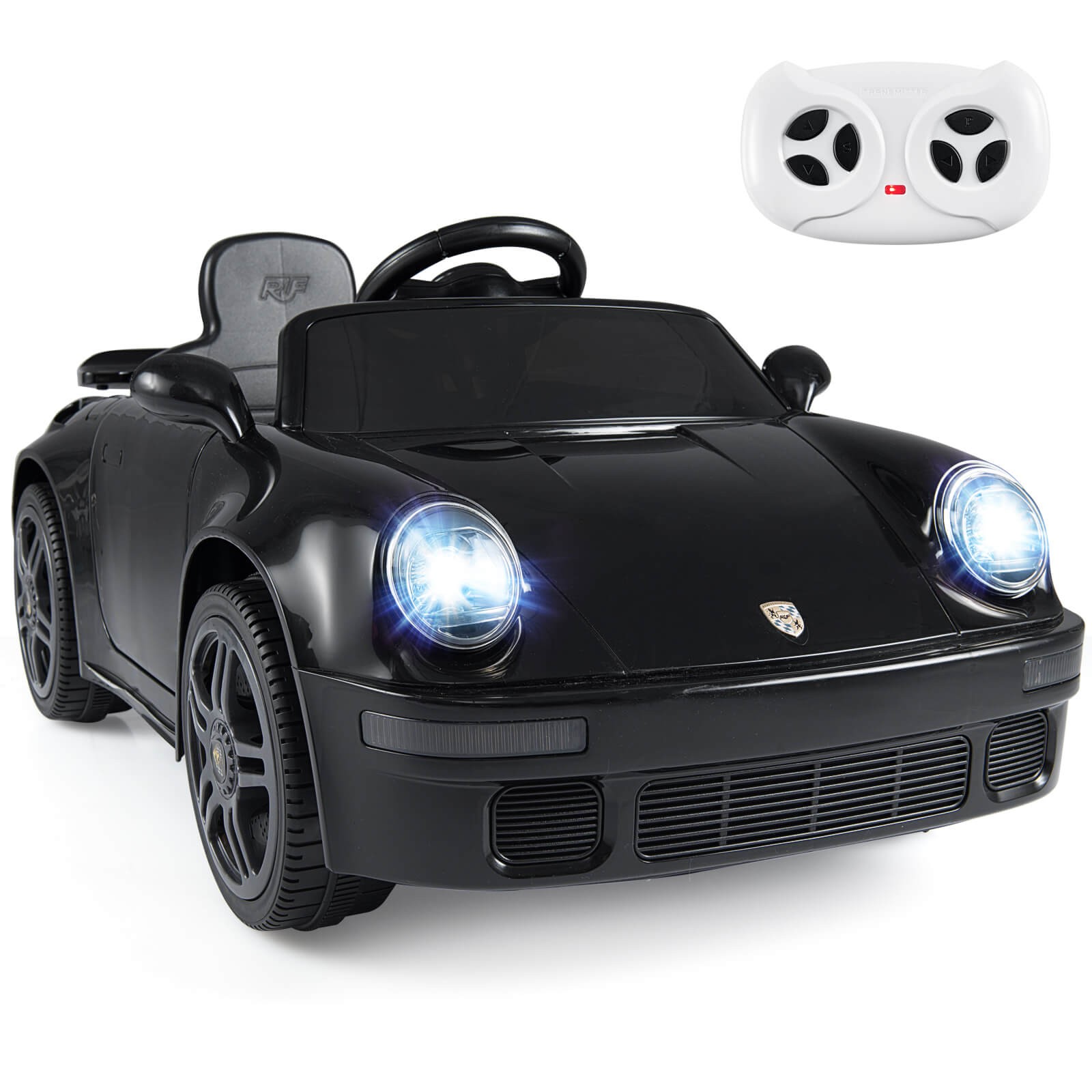 12V Licensed RUF CTR Kids’ Electric Vehicle w/Remote Control, LED Lights, Music