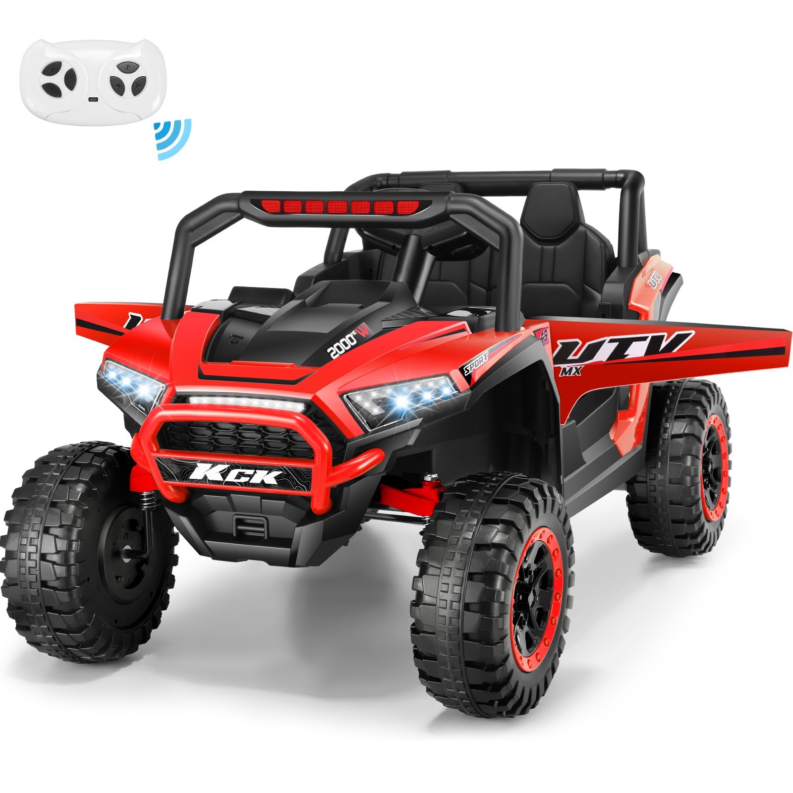 24V 2 Seater Kids Ride on Toys 400W Battery Motors Electric Car w/ Parent Remote