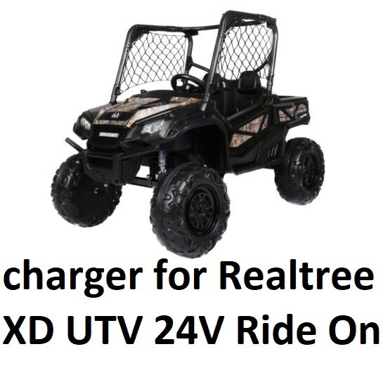 battery Charger for Realtree UTV Ride on 4×4 Real Tree Buggy Dyna