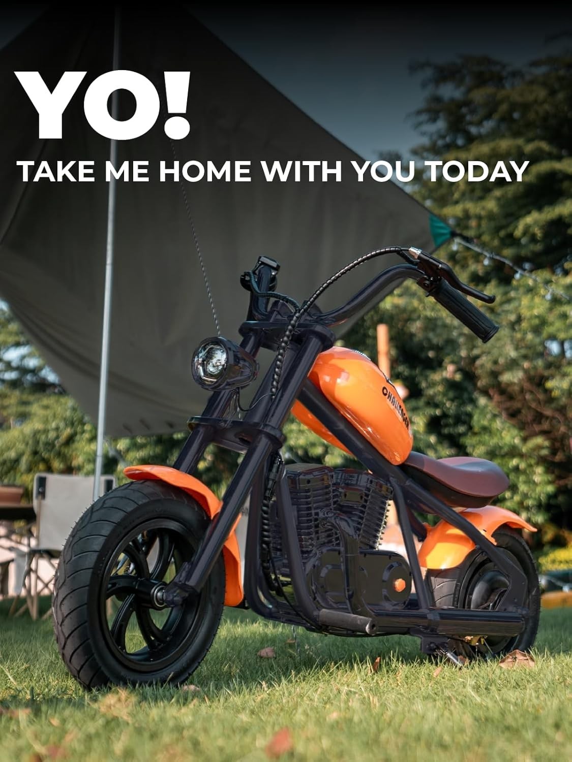 HYPER GOGO Challenger 12 Plus Kids Electric Motorcycle Off-Road Mini Motorbike