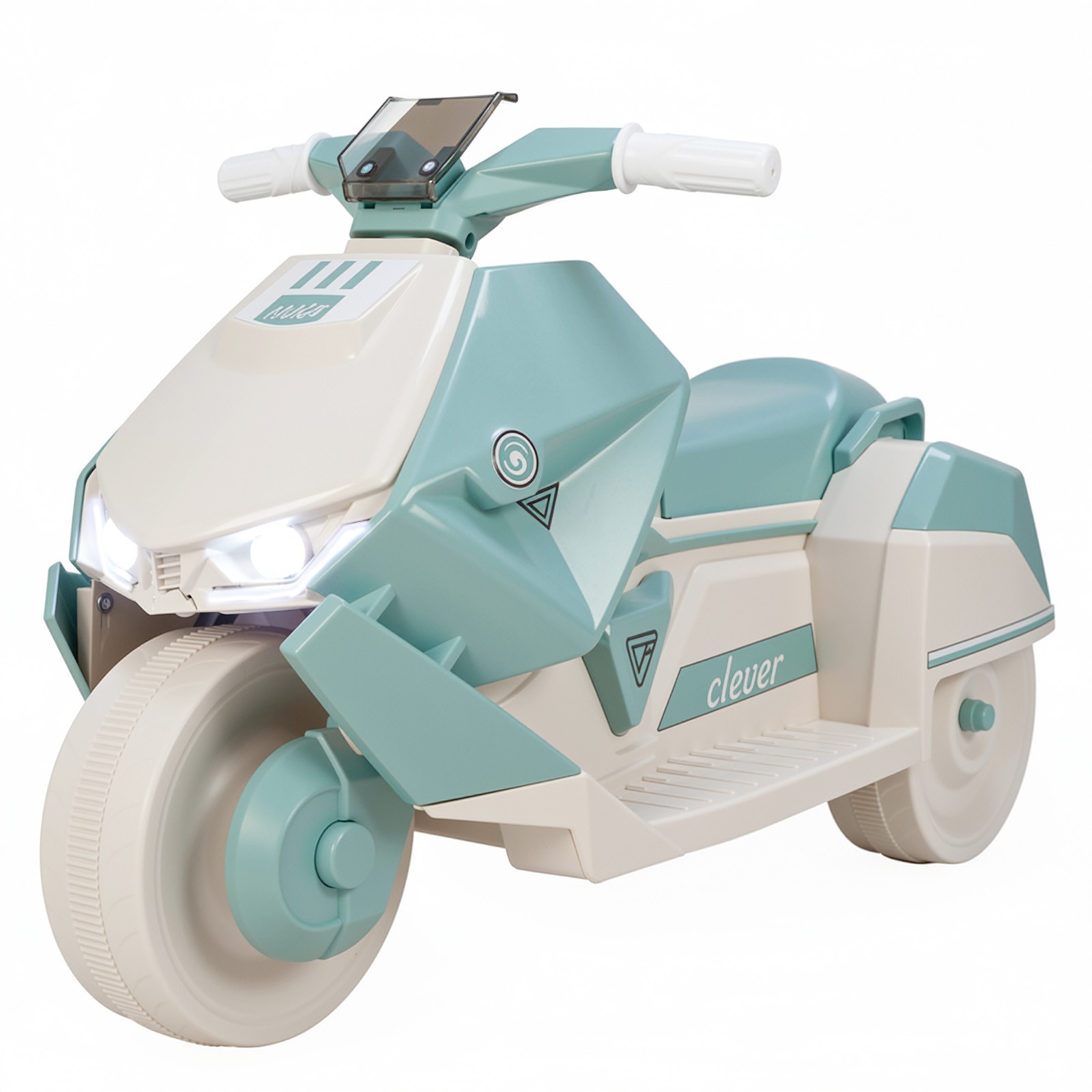 Kids Electric Motorcycle Ride-on Car Toy 3 Wheel Trike w/LED Highlight & Music