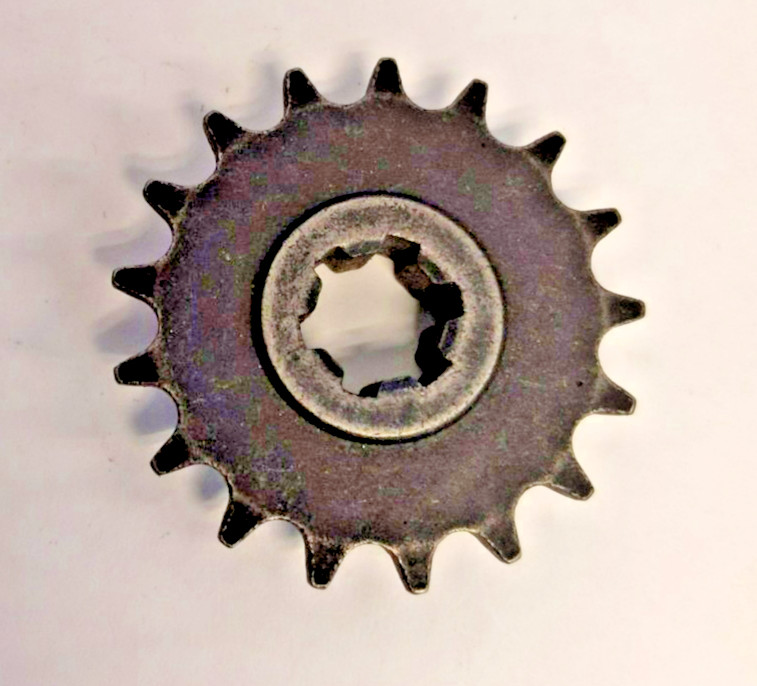 Universal Parts 17 tooth front sprocket, fits BF05T (8mm) chain