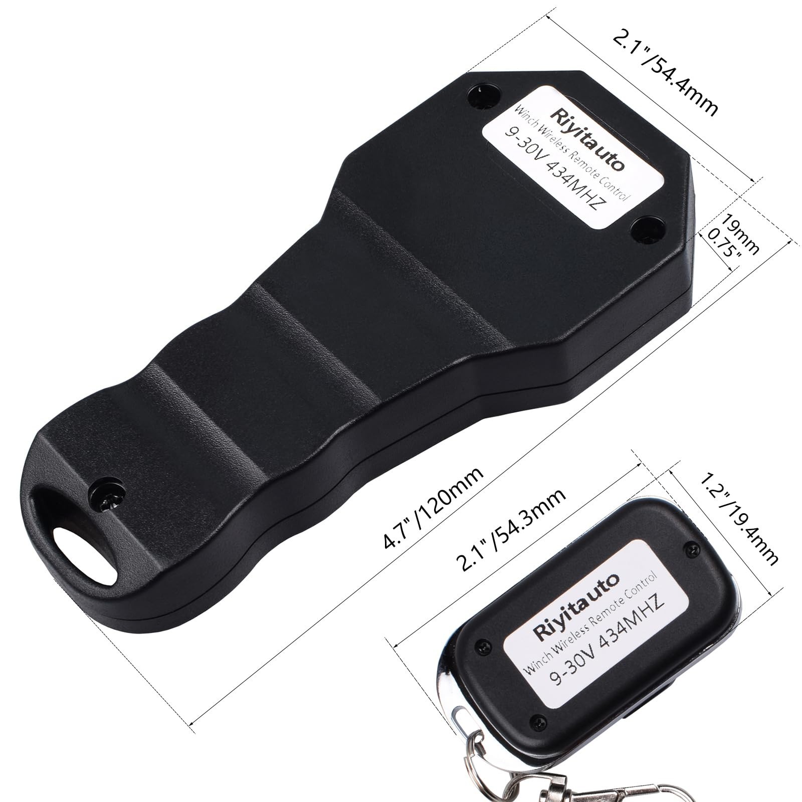 Wireless Winch Remote Control Kit for Car Truck Jeep ATV SUV 12V Handset Swit…