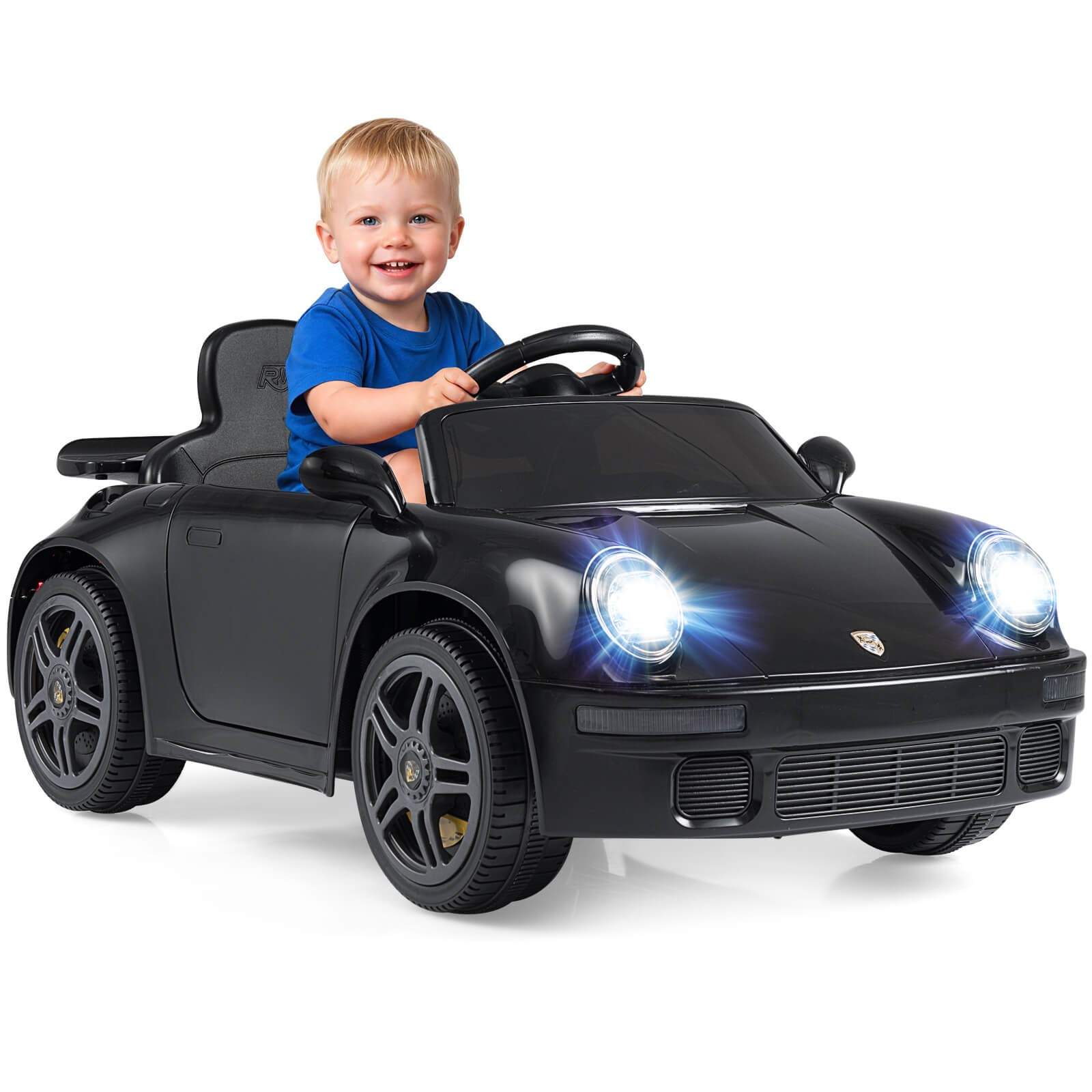 12V Licensed RUF CTR Kids’ Electric Vehicle w/Remote Control, LED Lights, Music