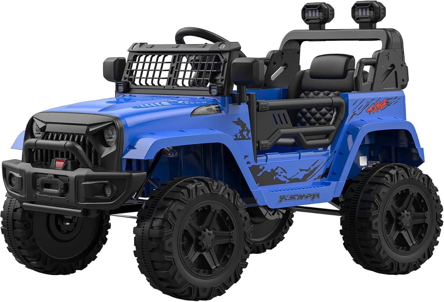 Remote Control Kids Ride on Truck 12V – Electric Car for Toddlers 3-8 Years, 65L