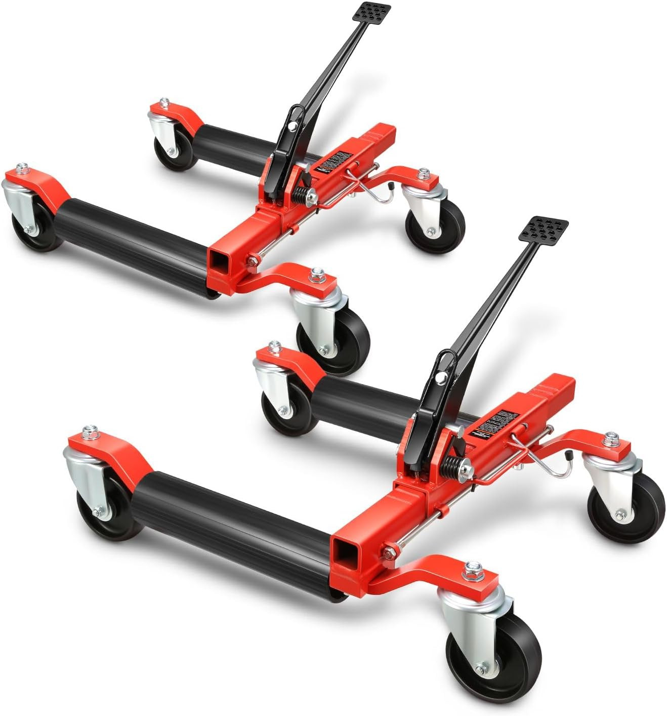 Heavy Duty 2Pcs Car Wheel Dolly Jack Set – 1250 Lbs Vehicle Positioning Skates
