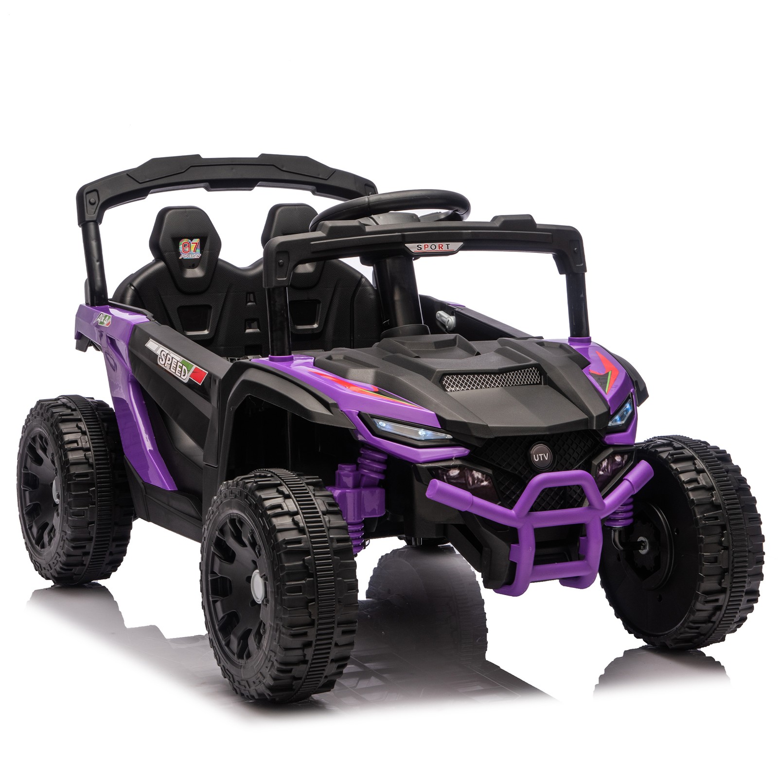 24V Kids Ride on UTV Electric Off-Road Car Speed 1.86-3.11mph w/Remote Control