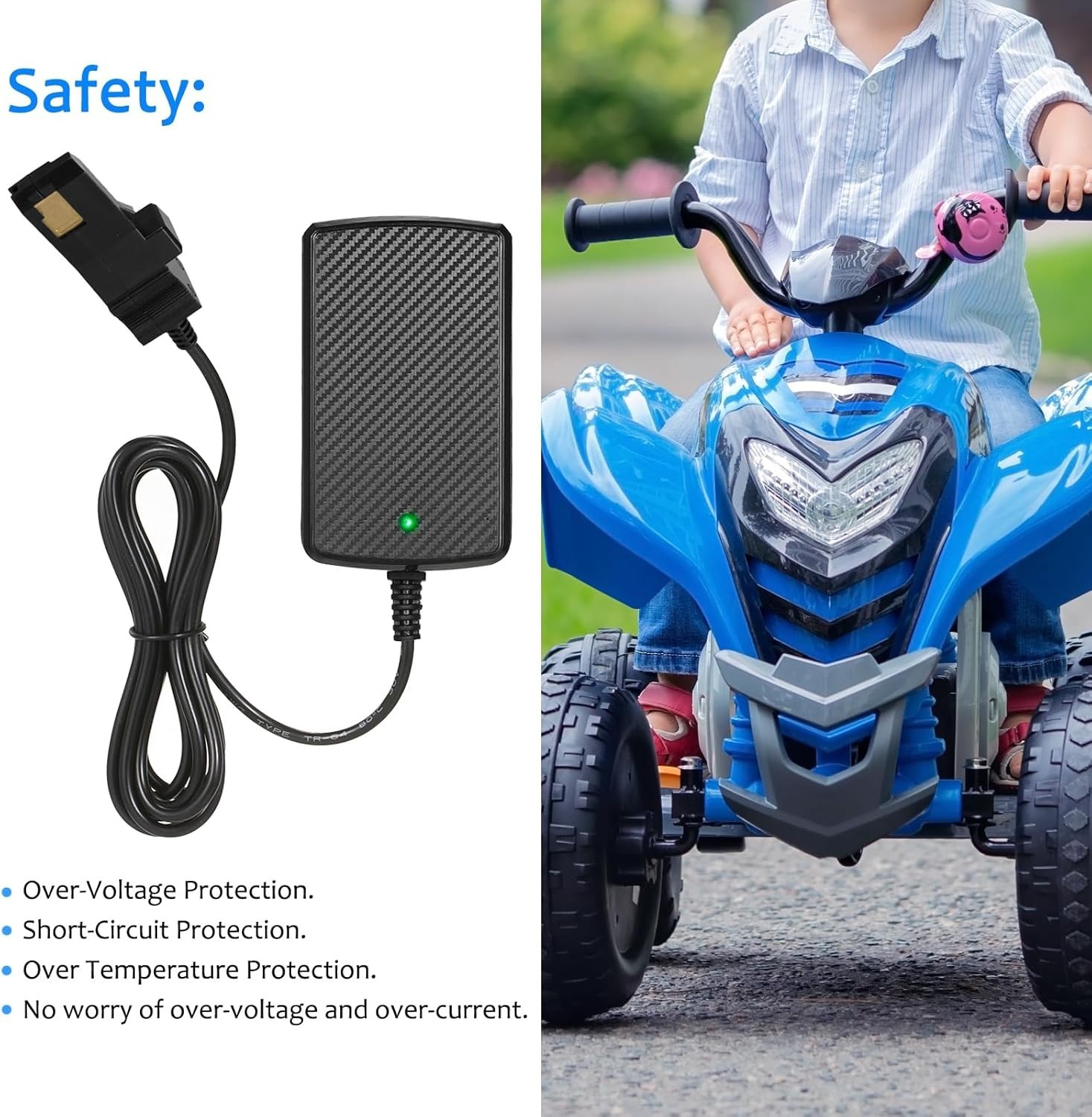 12V Battery Charger Replacement for Power Wheel Battery Charger for All Power…