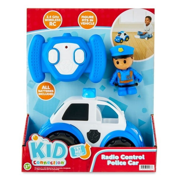 RC Police Car by Kid Connection 🎮 Remote Control Toy Vehicle – Free Shipping 🚀