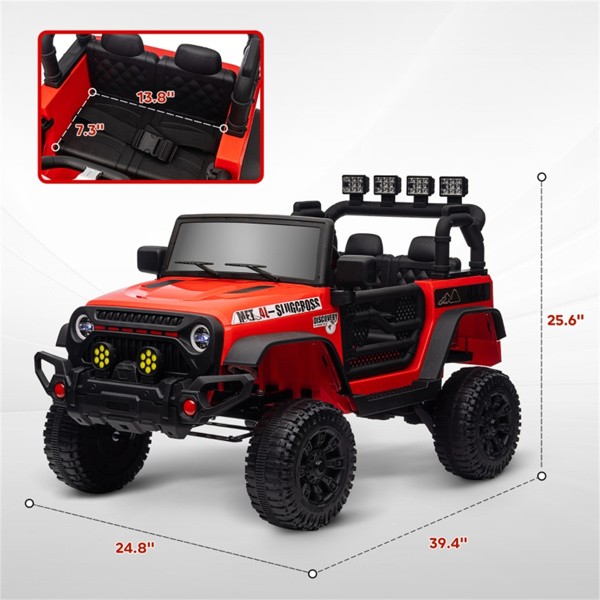 Kids Police Ride On Car Electric Cars 12V Remote Control LED Flashing Light NEW