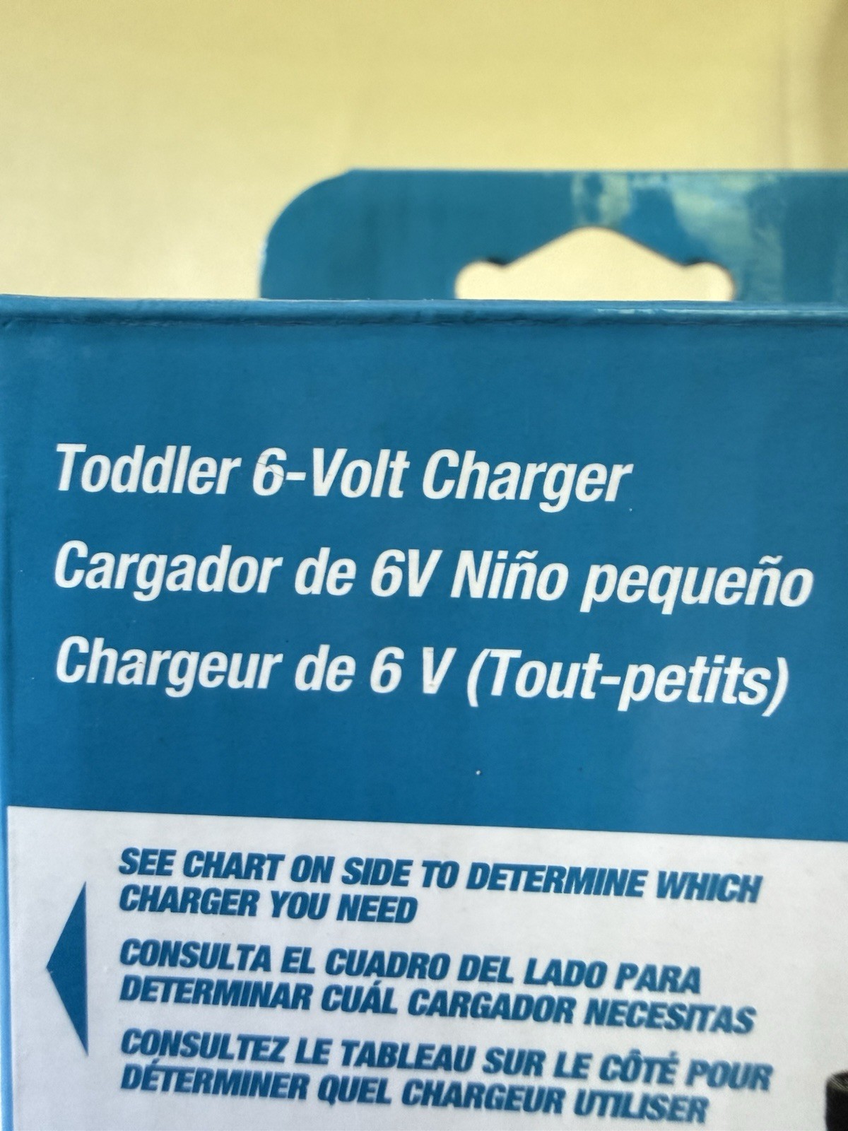 NEW OEM Power Wheels Fisher-Price 6V Blue Battery Charger P6829 00801-1483