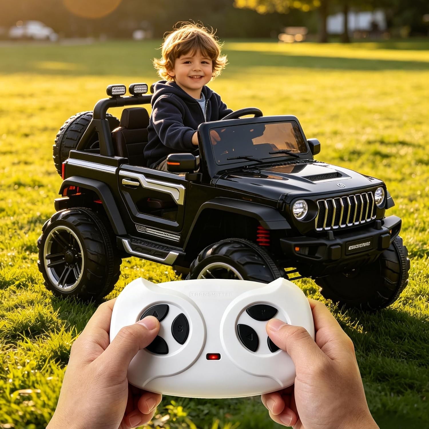 Multi-Device Bluetooth Remote Transmitter for Kids’ Power Wheels & SUVs