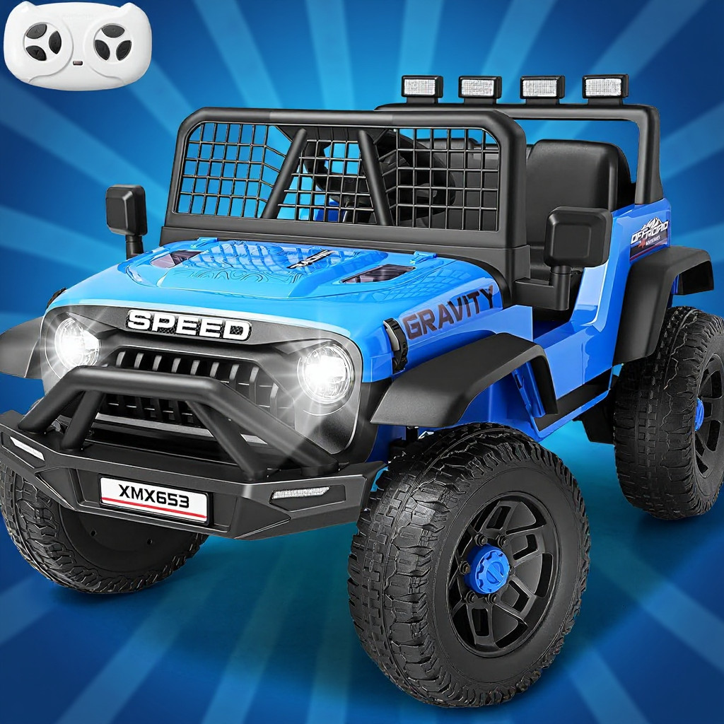 24V Ride on Car with Remote Control Toddler Electric Car 2×100W Strong Motors