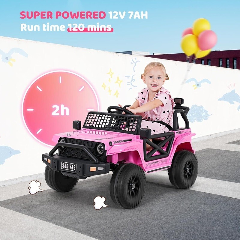Carro Electrico Para Niños De 2 A 4 Años Montar Manejar Jugar Con Control Remoto