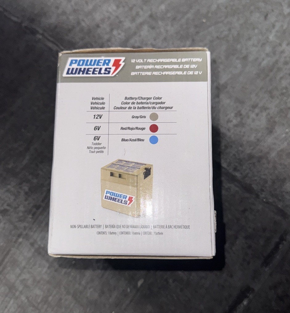 Fisher Price Power Wheels 12 volt battery 12Ah – New